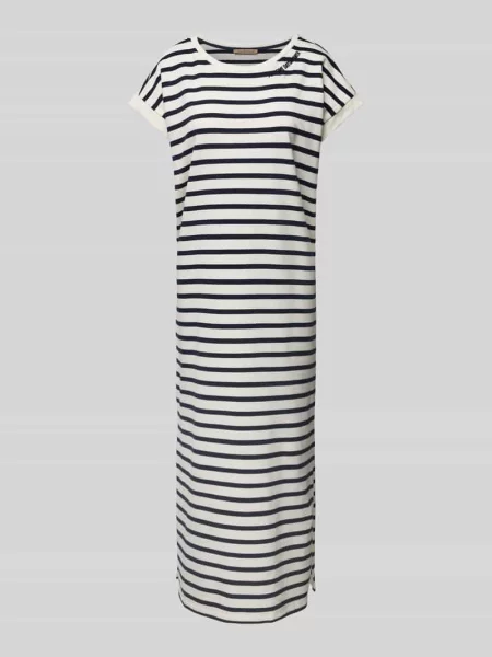 Sukienka T-shirtowa ze wzorem w paski model Smith And Soul