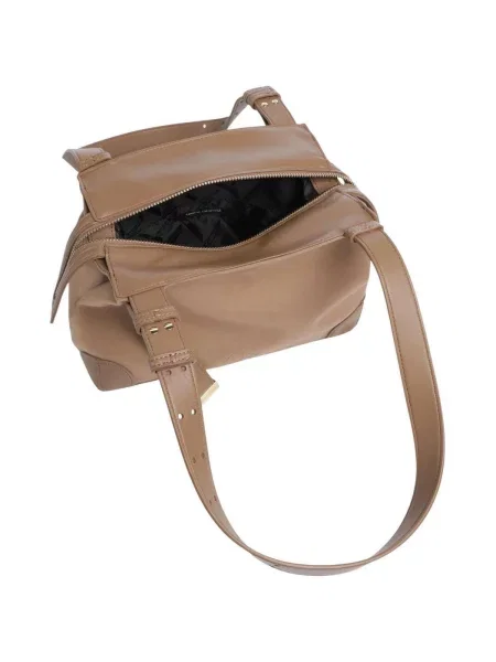 Armani Exchange kabelka typu shopper dámska z imitácie semišu béžová