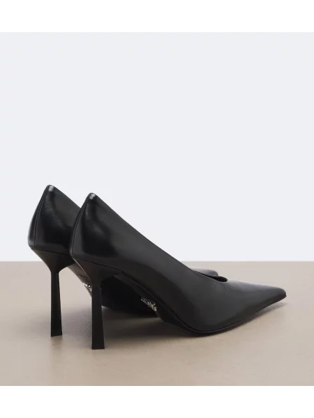 Pantofi cu toc Prada din piele negru