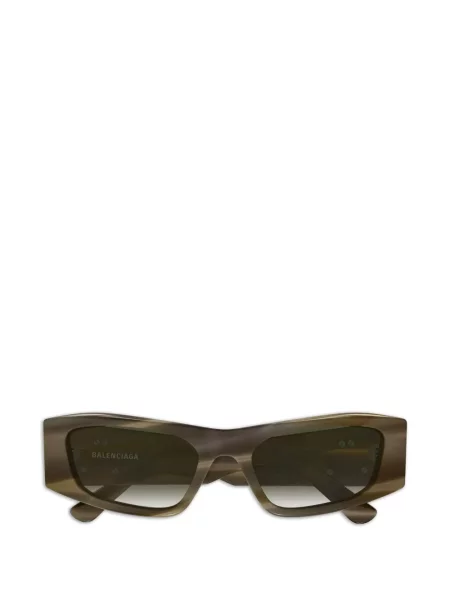 Ochelari de soare Balenciaga Eyewear cu autograf maro
