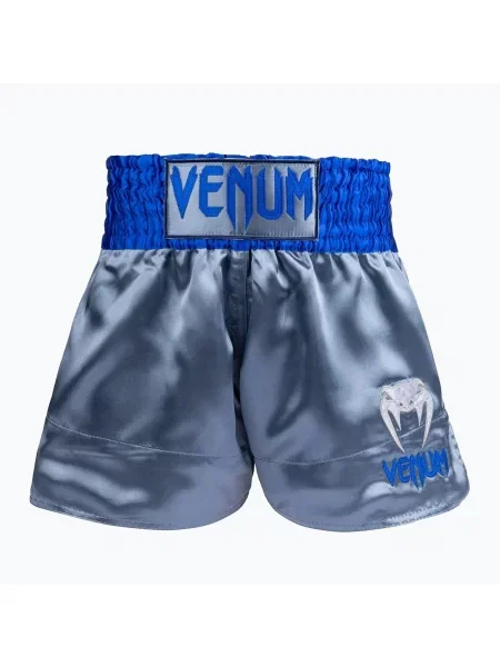 Pantaloni scurți de antrenament pentru bărbați Venum Classic Muay Thai grey gri