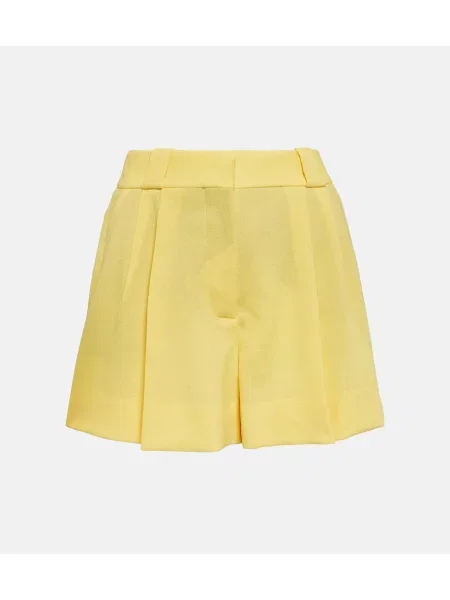Szorty Blazã© Milano wełniane żółte
