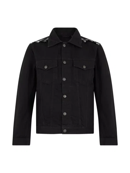 Kurtka jeansowa Diesel czarna