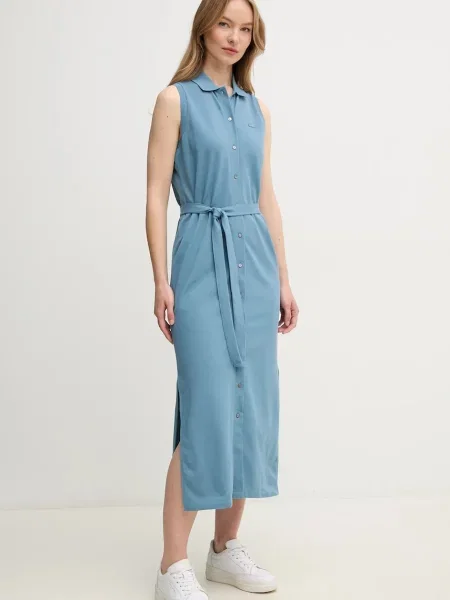 Lacoste rochie midi mulata