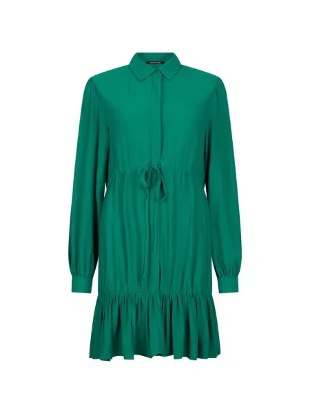 Rochie mini Roberto Cavalli cu volane verde