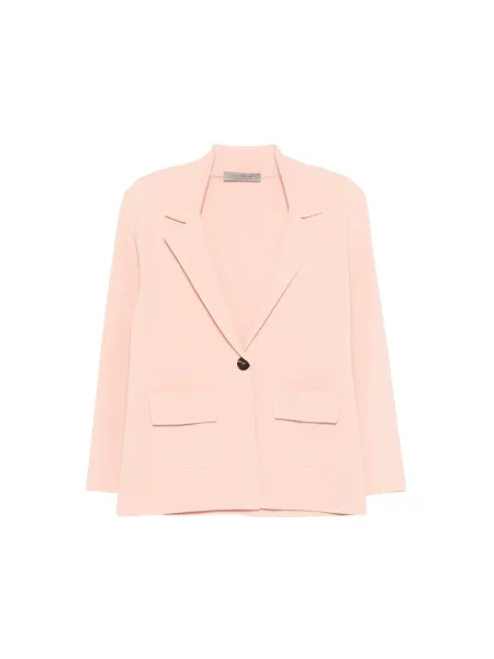 Marynarka D.exterior z kieszeniami zapinanymi na guziki różowa