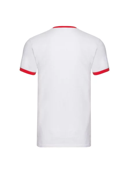 T-shirt Ringer biała