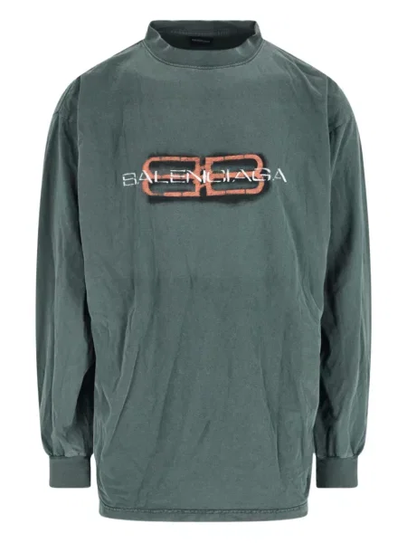 Tricou Balenciaga verde