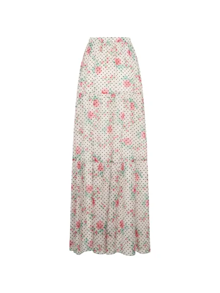 Fusta maxi Philosophy Di Lorenzo Serafini cu model floral cu imagine