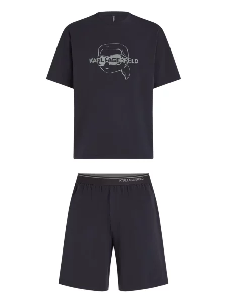 Pijamale Karl Lagerfeld negru