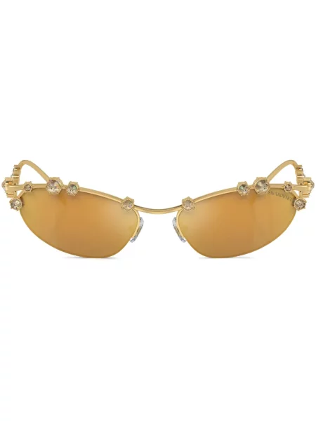 Ochelari de soare Swarovski de cristal auriu