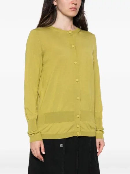 Cardigan Plan C tricotate verde