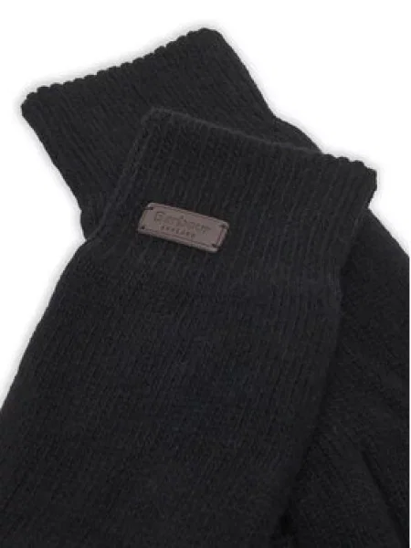 Barbour Prstové rukavice černá