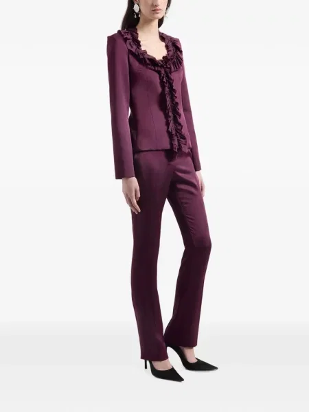 Geacă Nina Ricci cu volane violet