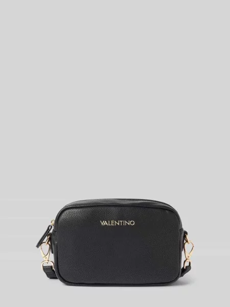 Torebka z aplikacją z logo model ‘BRIXTON’ Valentino Bags czarna