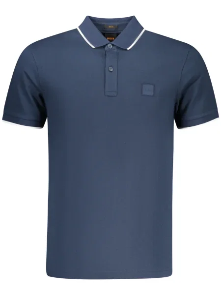 BOSS Tricou polo Passertip Bleumarin albastru