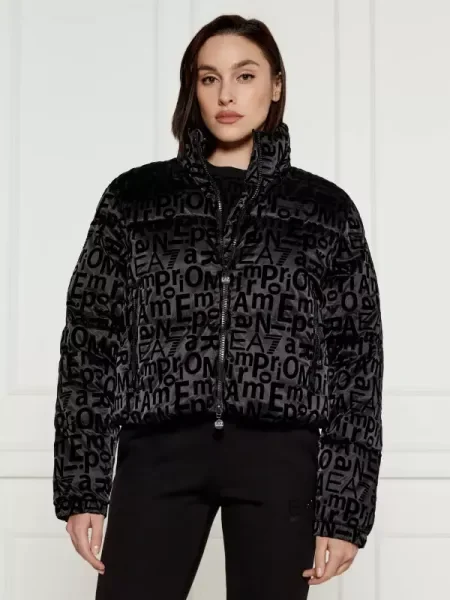 Geacă bomber | Cropped Fit negru