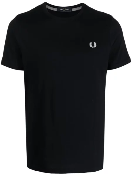 Tricou Fred Perry cu broderie albastru