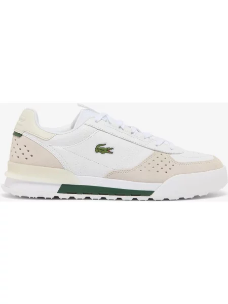 Buty do biegania Lacoste Slam Break Leather beżowy zielony biały