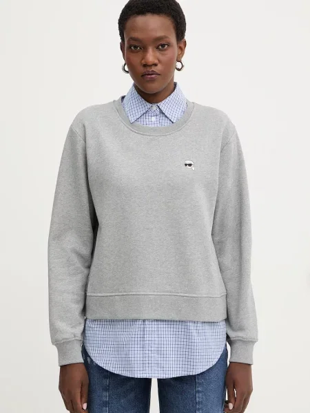 Karl Lagerfeld hanorac de IKON gri