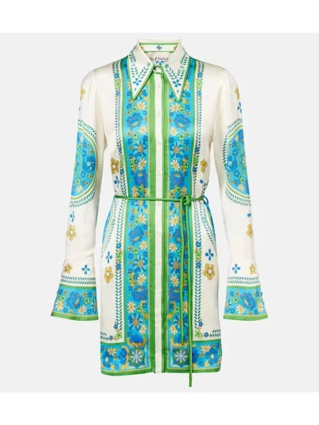 Rochie tip cămașă Alemais cu imagine de costum