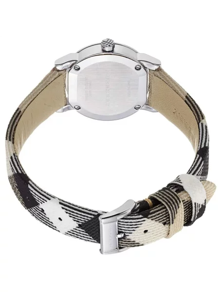 Zegarek Burberry skórzany szary