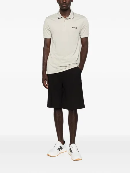 Tricou polo Boss cu imagine