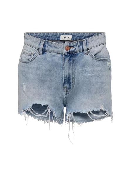 Szorty jeansowe o kroju regular fit z czystej bawełny model ‘PACY’ Only niebieskie