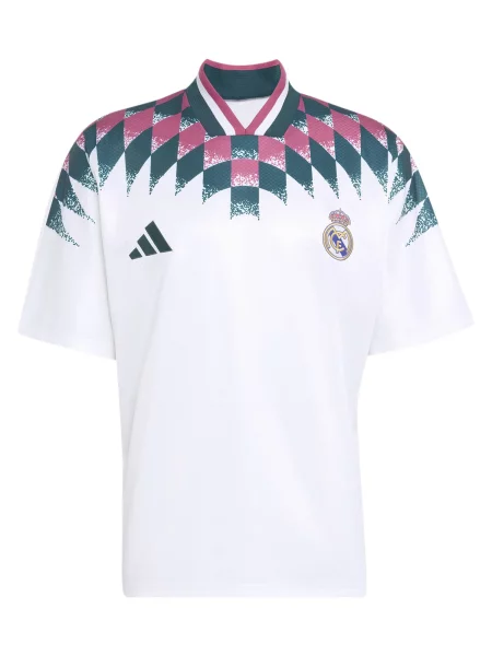 ADIDAS PERFORMANCE Tricou funcțional Real Madrid Stadion verde smarald / roz pitaya alb