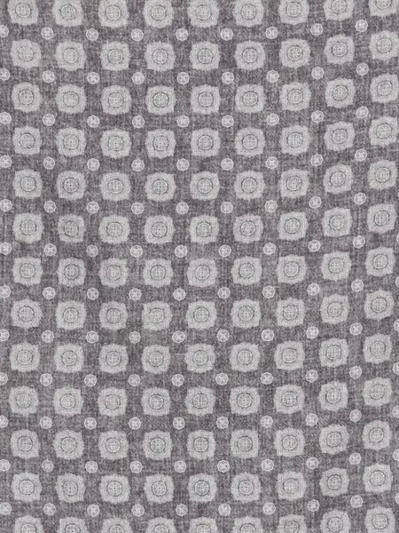 Fular Eleventy cu imprimeu geometric gri
