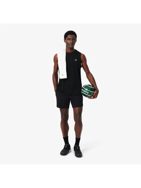 Lacoste Szorty Relaxed Fit czarne