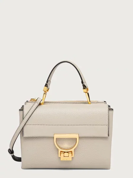 Geanta crossbody Coccinelle din piele verde