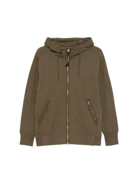 Sweter C.p. Company z kapturem zielony