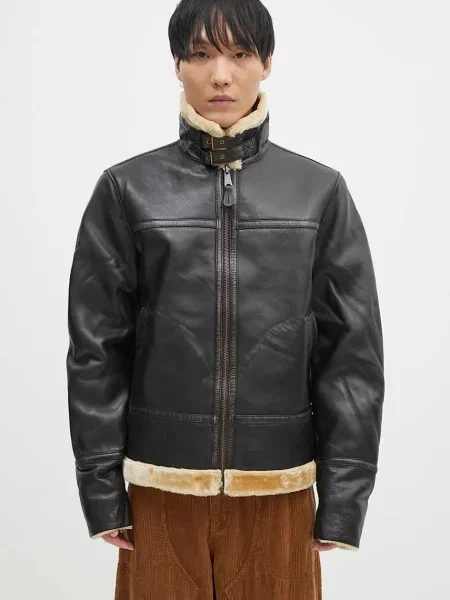 Alpha Industries geacă de piele B3 Leather