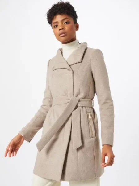 VERO MODA Palton de primăvară-toamnă crem