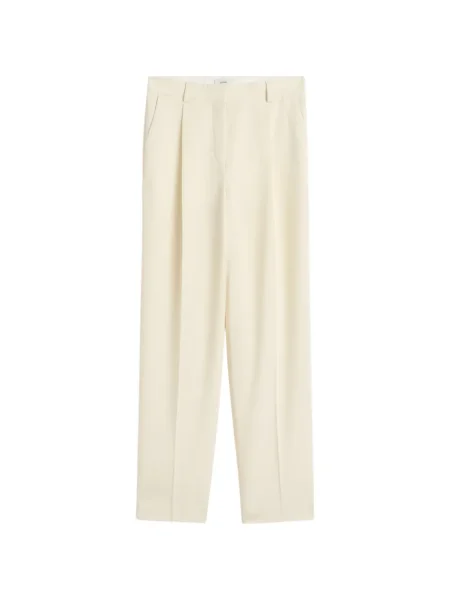 Spodnie Toteme plisowane białe