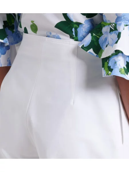 Pantaloni scurți Carolina Herrera alb
