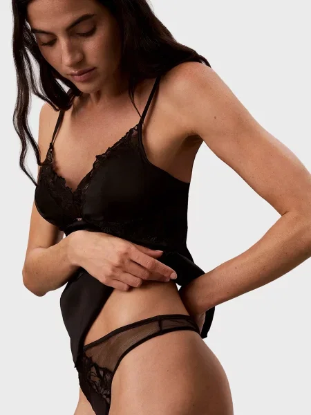 Стринги Calvin Klein черные