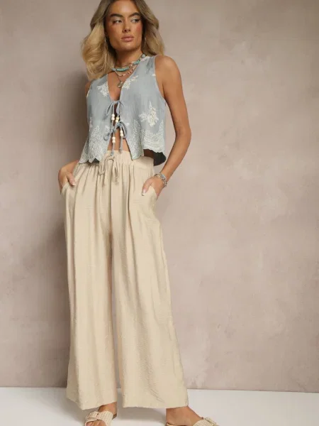 Pantaloni Lannalie bej
