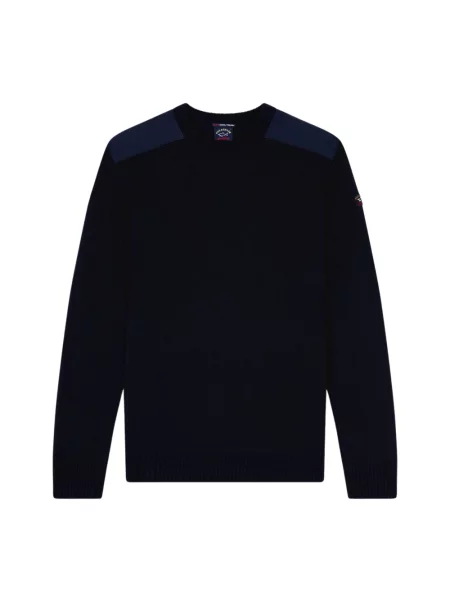 Sweter Paul & Shark wełniany niebieski