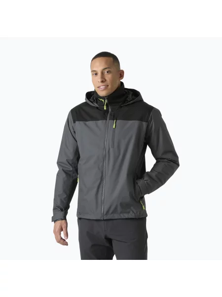 Geacă de navigație pentru bărbați Helly Hansen Crew Hooded Midlayer 2 thunder grey gri