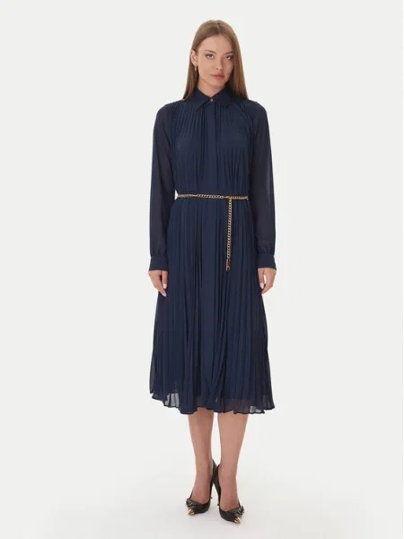 MICHAEL Michael Kors Rochie tip cămașă Bleumarin albastru