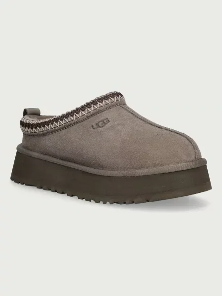 UGG papuci de casă pentru femei din piele întoarsă W Tazz II gri