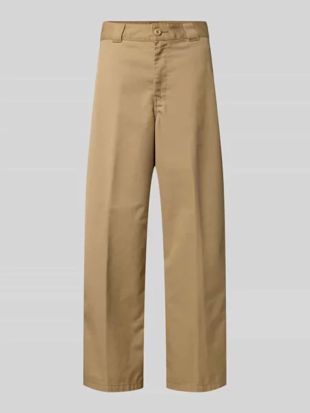 Spodnie materiałowe z wpuszczanymi w stylu francuskim Carhartt Work In Progress beżowe