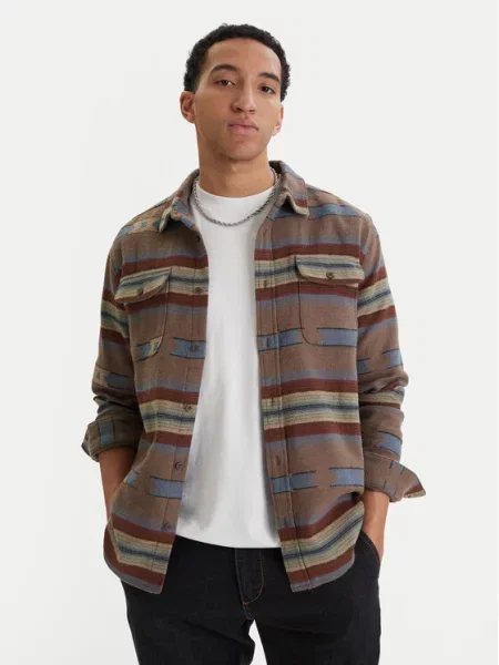 RVCA Srajca Dayshift rjava