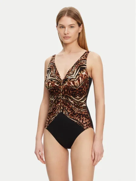 Miraclesuit Бански костюм Tribal Tigress Charmer кафяв