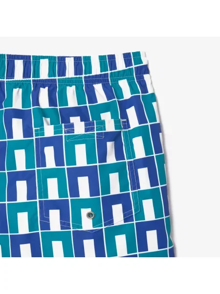Lacoste Kąpielówki niebieskie