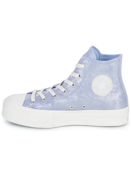 Pantofi Converse din piele de căprioară albastru