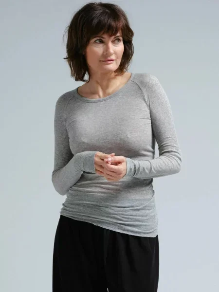 Seamless Basic Tričko Elvira světle šedá