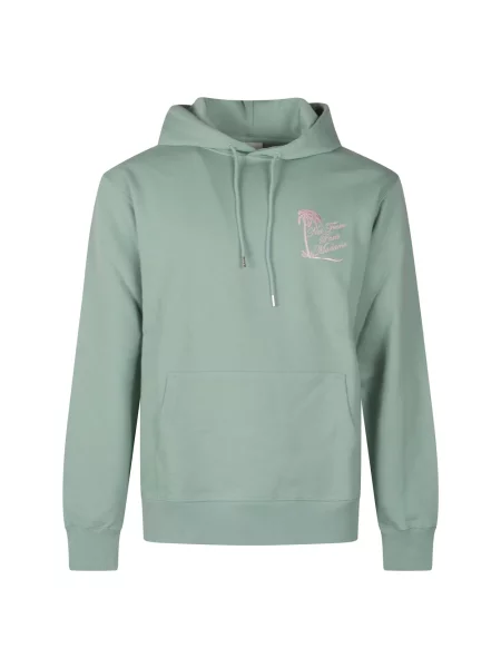 Bluza z kapturem Drole De Monsieur z kapturem zielona